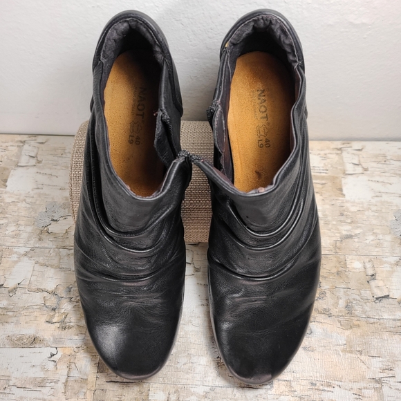 Naot Advance Ankle Bootie Black size 40 or 8.5 - Picture 3 of 4